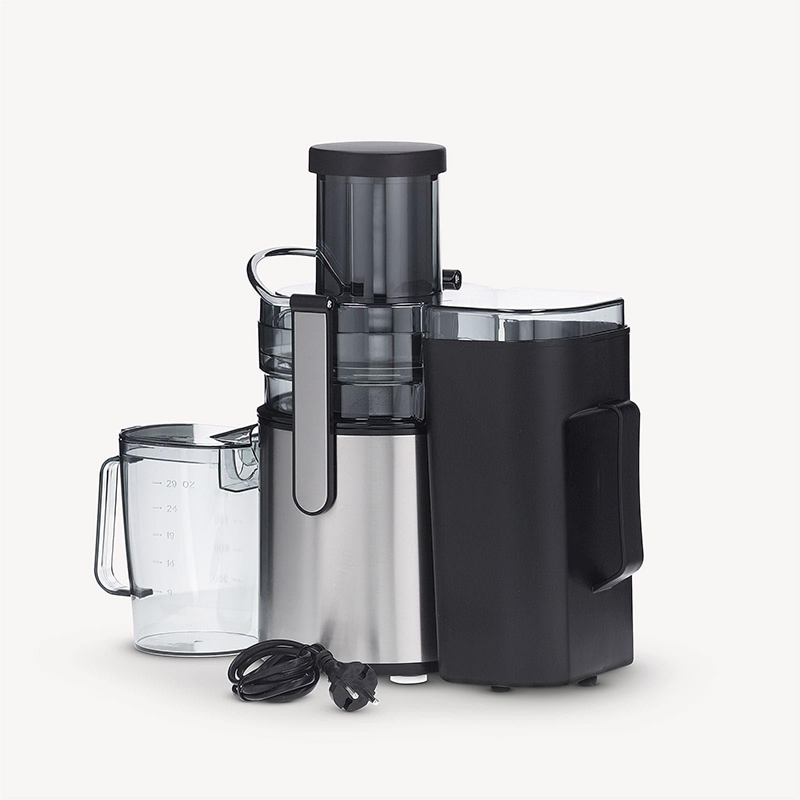 SEVERIN Centrifugeuse 800 W 1,1 L ES 3570 Noir Inox
