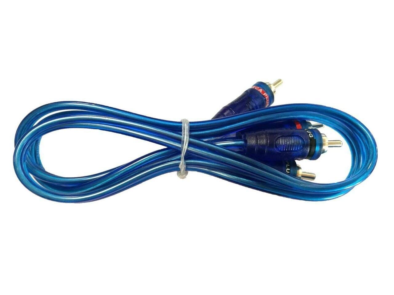 10 MK AUDIO 17' RCA Stereo Plug Cable 2 Male to 2 Male Car Stereo Marine Home Au