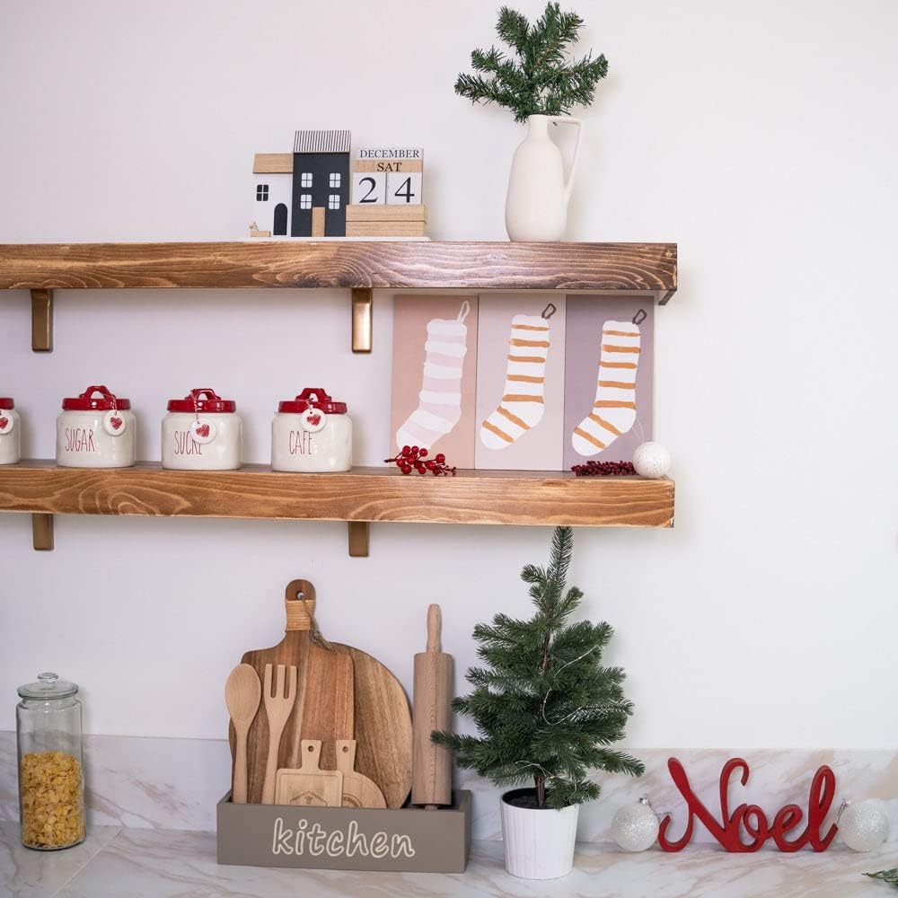 Wooden Hanging Table Decoration for Christmas Home Party Event Design