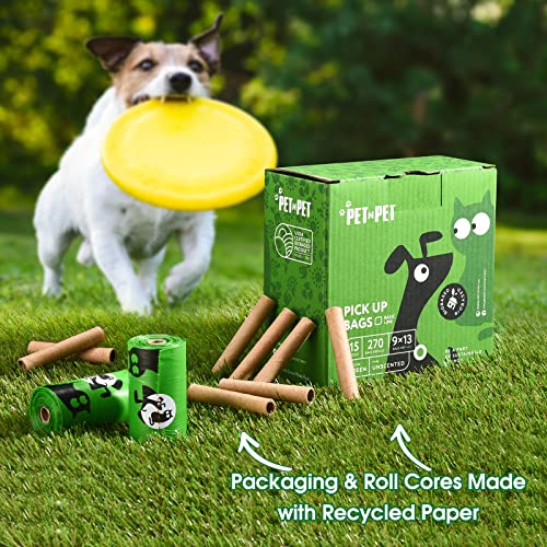 Pet N Pet Dog Poop Bag, Usda Certified 38% Biobased Poop Bags For Dogs - 270/540 Counts 15/30 Rolls, Strong, 100% Leak-Proof, Unscented, 9X13 Inches Dog Bags For Poop, Cat Poop Bags, Doggie Poop Bags #TOP5