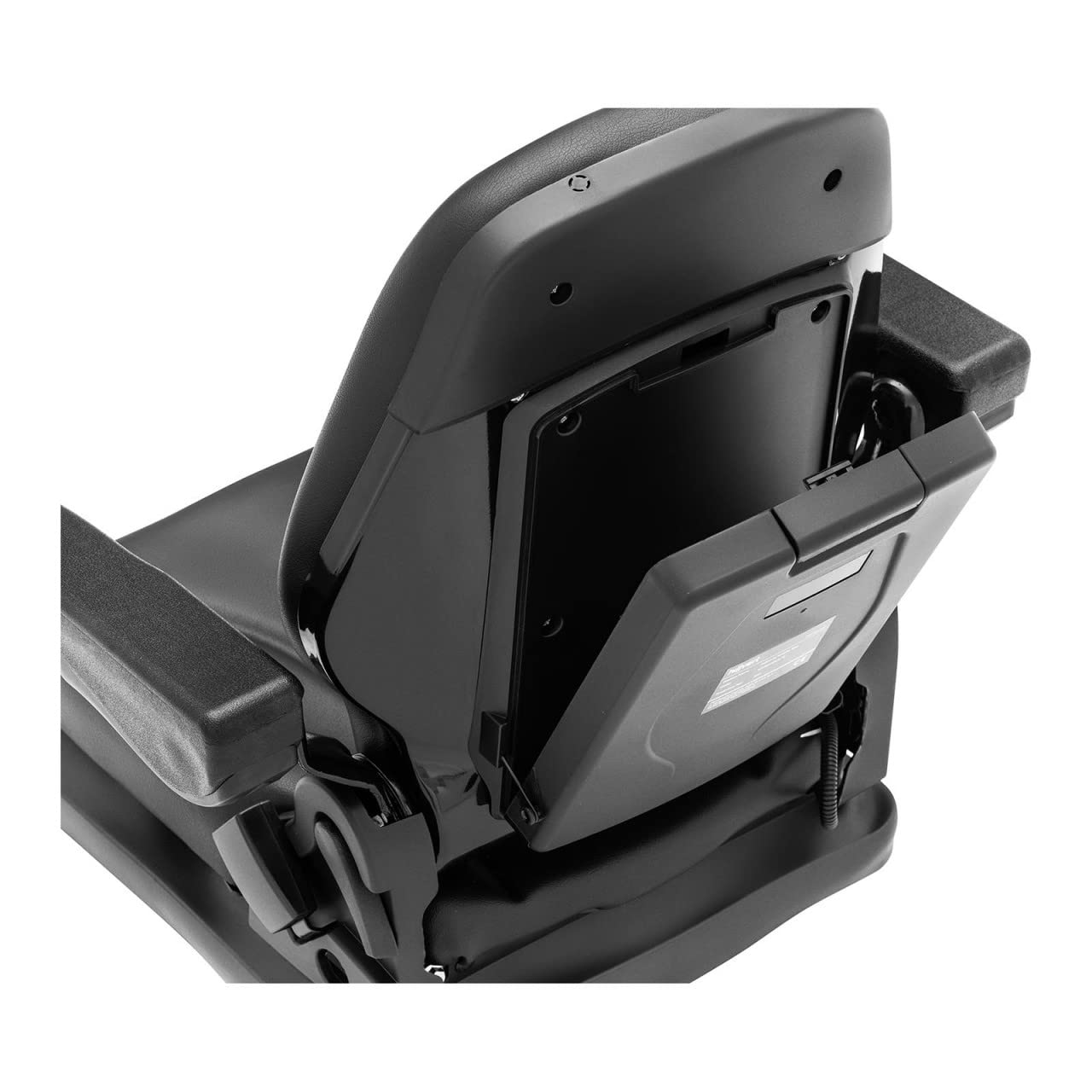 Asiento para tractor HT-RUNDLE-16, 42 x 47 cm, ajustable, suspensión, tractor, asiento elevador
