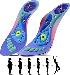 Orthopedic Acupressure Insoles for Men & Women, Reflexology Massage Foot Insoles for Pain Relief, Comfortable Support for Daily Use (New Pink, M(Men 7.5-9/Women8.5-10))