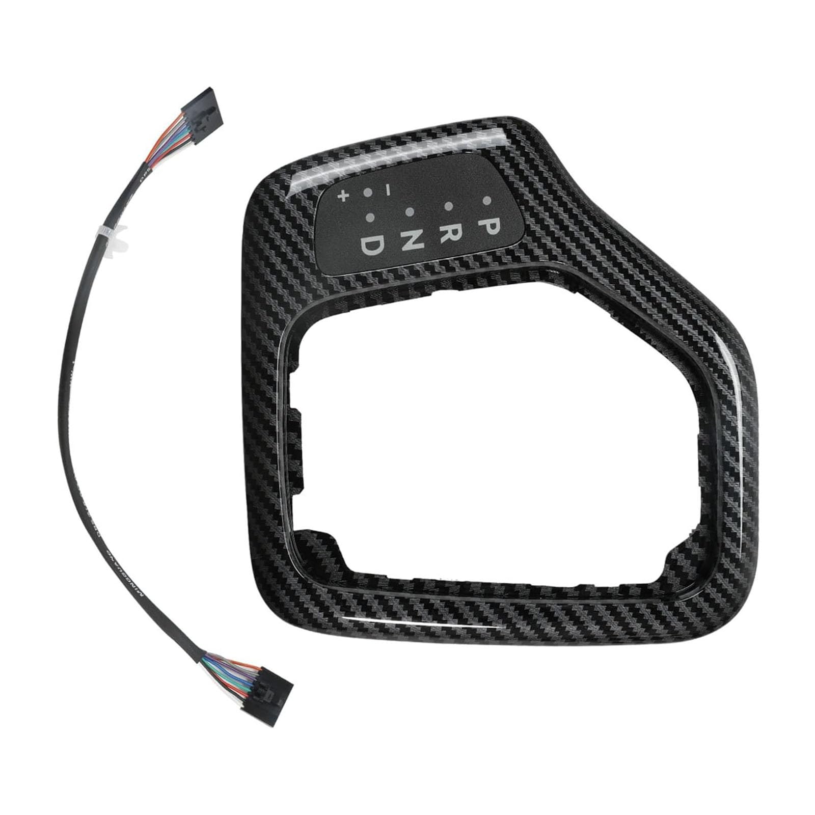 Ensemble de leviers de changement de vitesse de rechange pour voiture avec faisceau de câblage intégré Garniture en fibre de carbone 5YD27XSAAA 5YD27LS5AA Lunettes à levier de changement avec