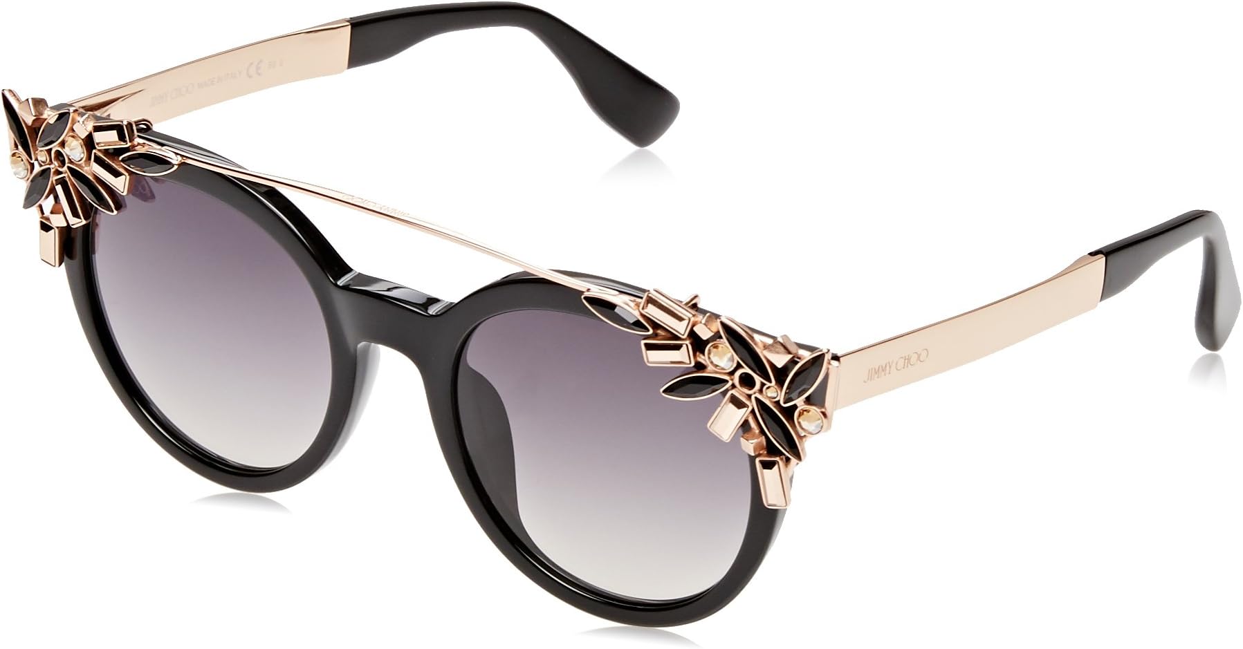 Jimmy Choo Vivy/S Sunglasses Black/Dark Gray Gradient