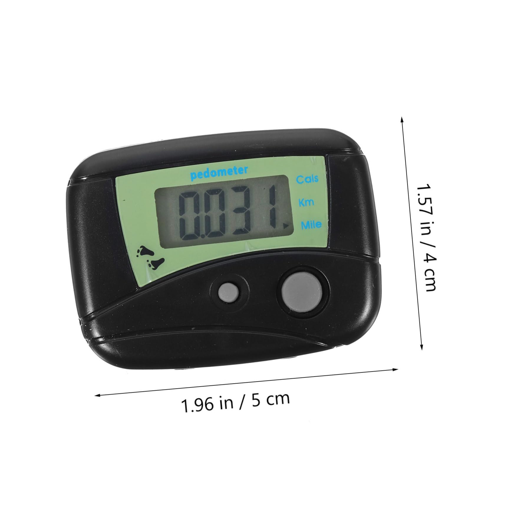 10 Pièces Compteur de Distance à Pied Compteur de Pas podomètre EUR de Pas numérique Clip podomètre sur EUR de Calories Pas à Pas numérique Black