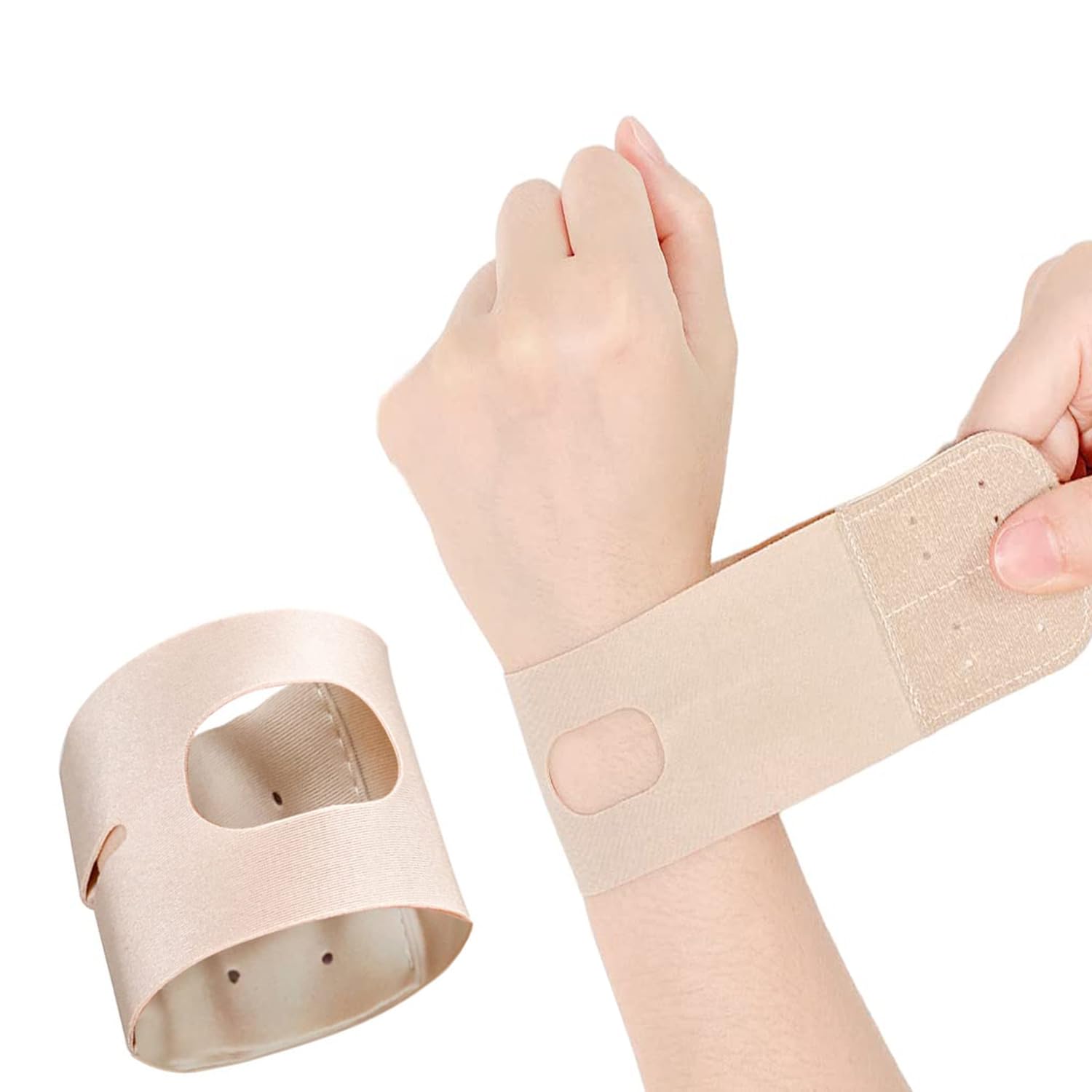 yipoo 手首 サポーター リストバンド 固定 薄手 通気性 ベージュ XL Amazon.co.jp: Yipoo 手首 サポーター リストバンド 固定 薄手