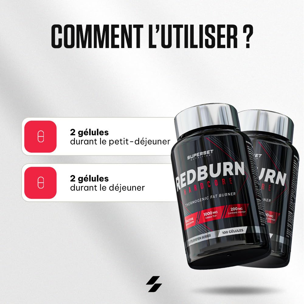 Superset Nutrition - Fettbrenner-kur – 50 Tage - Fettverbrenner - Definition und dauerhafter Verlust von Fettmasse
