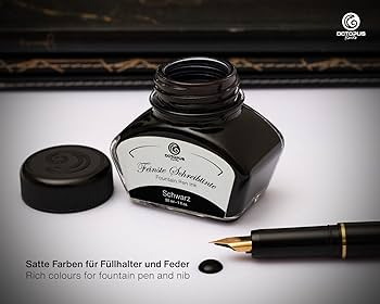 Inchiostro Penna Stilografica Wordsworth & Black - Blu Reale, 30 Ml, Flusso Liscio - Foto 7