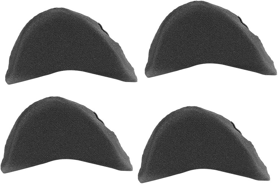 Healifty Forefoot Pad Shoe Filler Shoe Inserts Size 2Pair(Black)