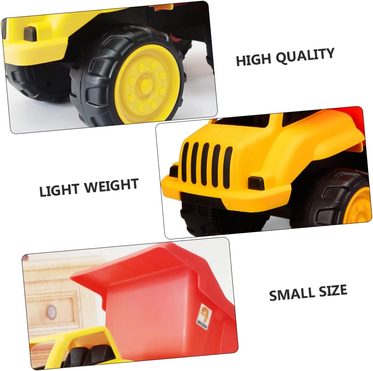 Garneck Large Sand Truck for Vehicle Tough Construction Design for Outdoor Play and Skill Development