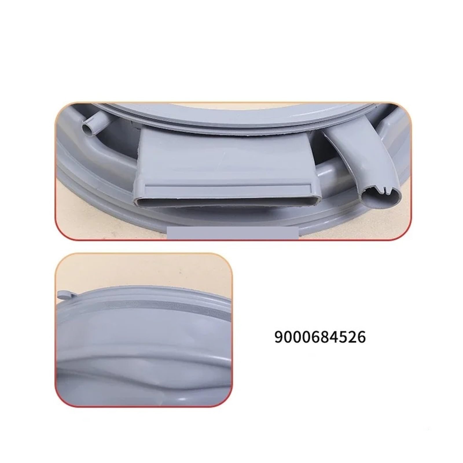 Junta De Puerta De Lavadora De Tambor, Compatible Con Siemens, Anillo De Sellado, Almohadilla De Ventana, Anillo De Goma(No. 7 8001132608)