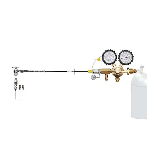 XZT Herramientas de aviación de aviones S3 Kit de prueba de presión de gas de nitrógeno Schrader,Kit de regulador de nitrógeno,Estructura de alta