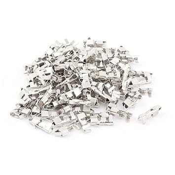 Ubersweet Imported 100pcs NH 2.50mm Connector Crimp Contact Pin Copper-Tin_59456