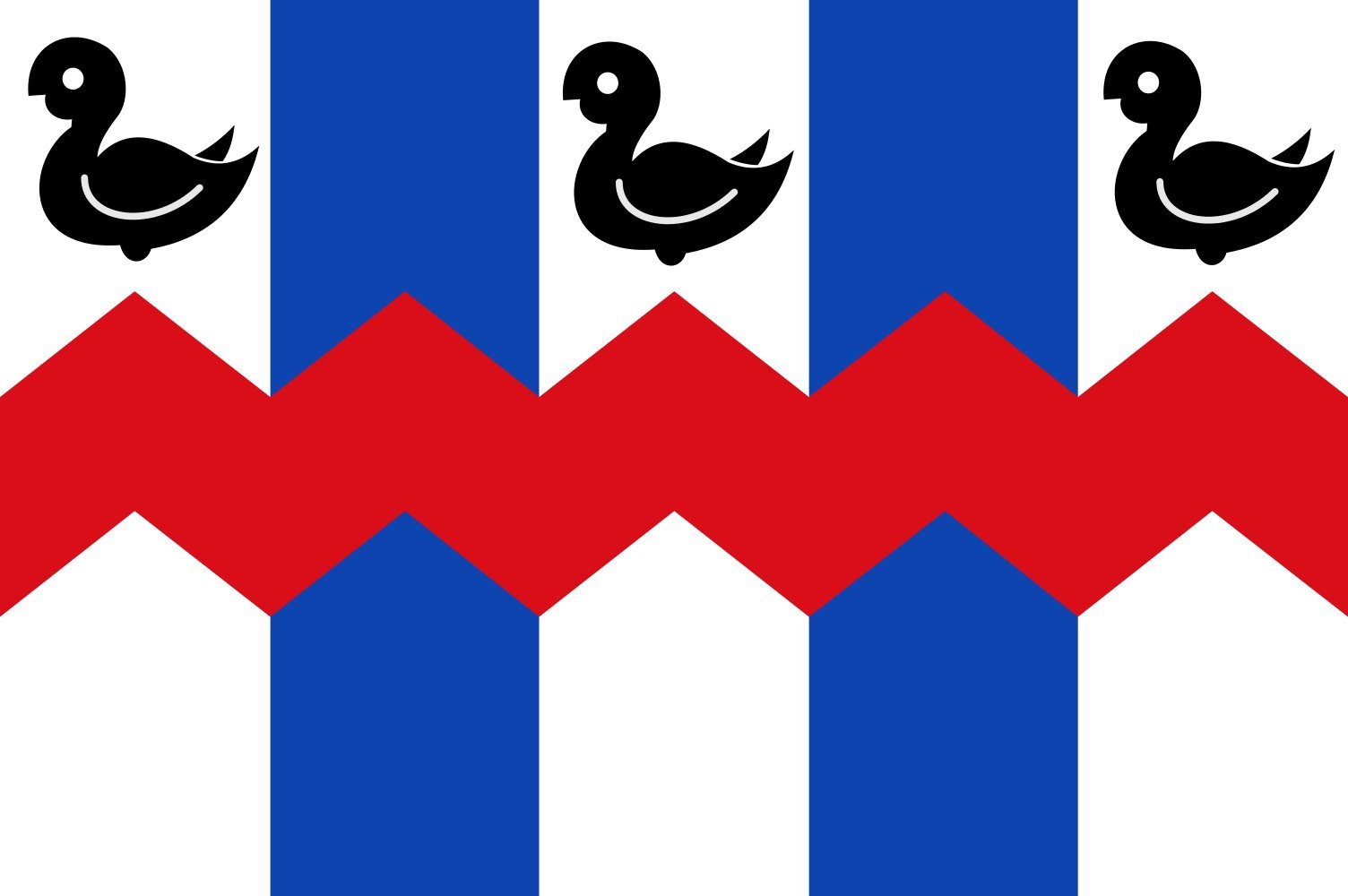 Hemiksem vlag drapeau paysage grand format résistant aux intempéries