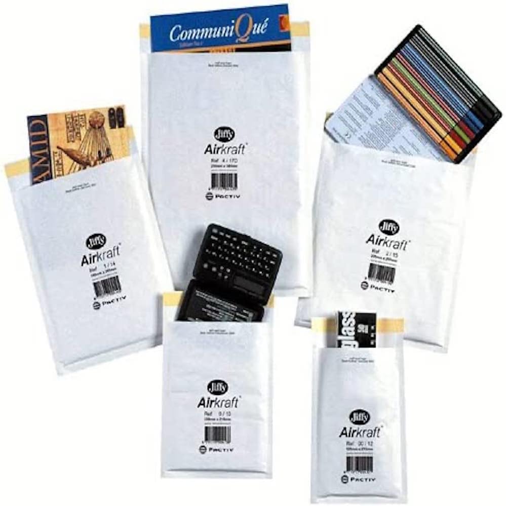 Jiffy JL6 290 x 445 mm Airkraft Lightweight Postal Bag for Shirts and