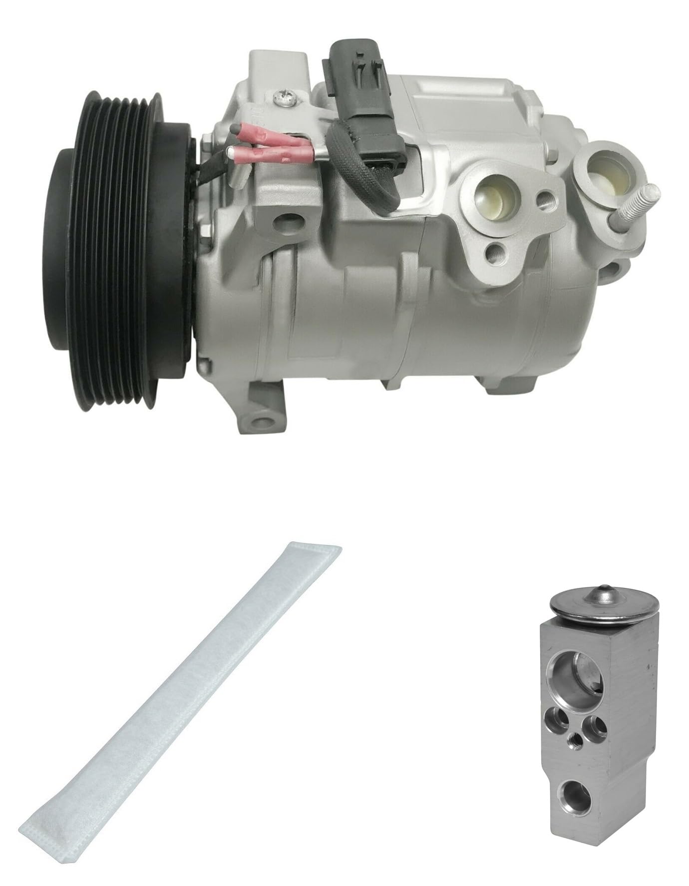 RYC Automotive Air Conditioning Compressor and Clutch Kit KT EC02 (Fits Dodge Ram 1500 and Fits Dodge Ram 2500 5.7L 2009-2010; Fits Dodge Ram 3500