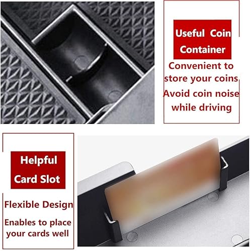 Miniatura 8 de TTCR-II Bandeja organizadora de consola central MAZDA3 2019-2025 2026, compatible con el organizador de consola Mazda 3 2019-2025 2026 (solo