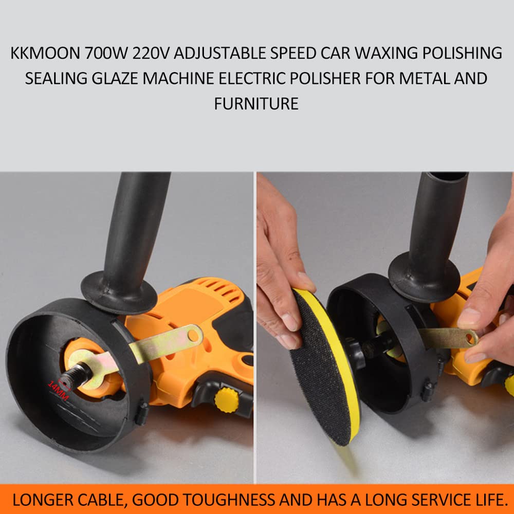 Domary Máquina de Abrillantado para Coche, Máquina de Encerado, Reparación Sellado Arañazos Eléctrico para Uso Doméstico o en Coche (Enchufe europeo)