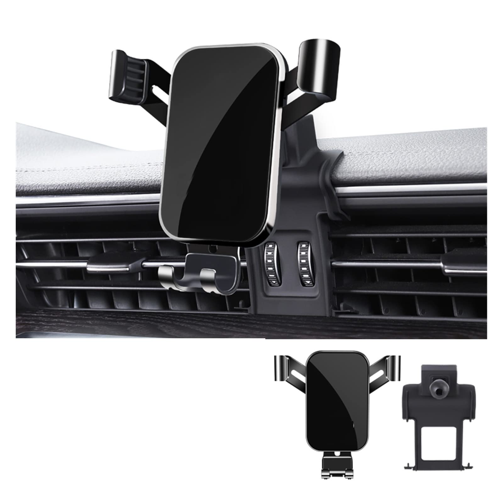 Car Phone Mount For 2012-2018 Audi A6/S6/A7/S7 - Vent Clip Holder For Big Phones With Thick Cases, One-Hand Operation - View #7
