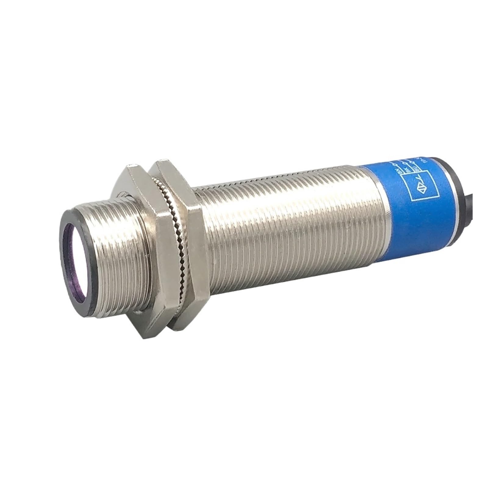QAZXSEMUI M18 Laser photoelectric Sensor Optical Infrared 50cm Adjustable NPN PNP Mirror Lens Diffuse Reflection Proximity Switch J18-LAS