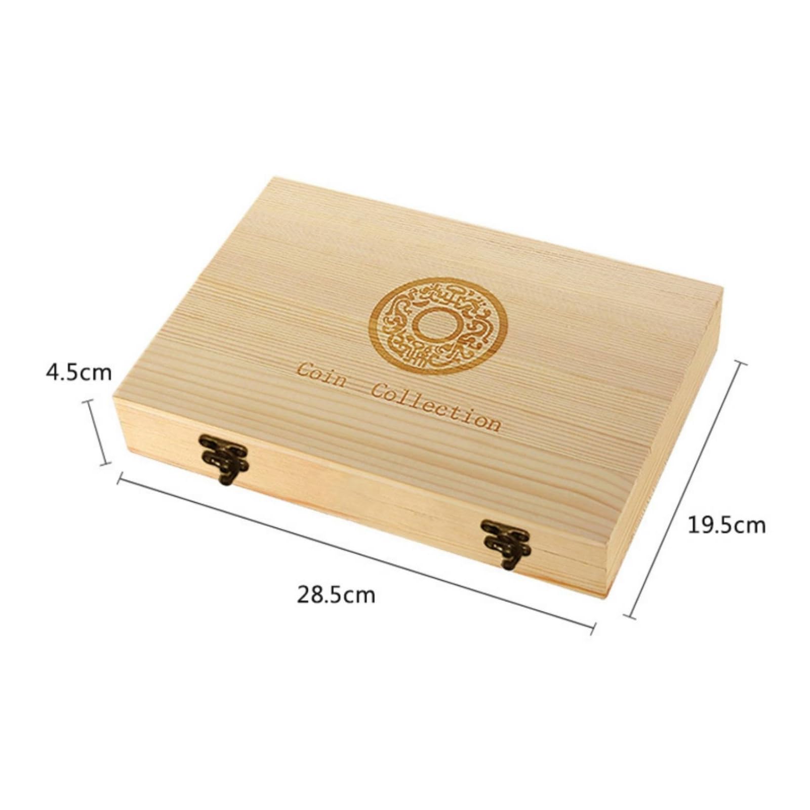 100 Piezas Caja Monedas con Cápsulas
