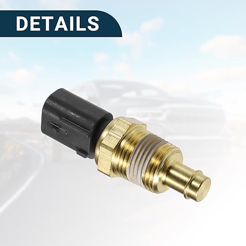 Miniatura 7 de F FIERCE CYCLE Sensor de temperatura del refrigerante para Jeep Grand Cherokee Durable No.5149077AB Sensor de temperatura del agua del tono dorado