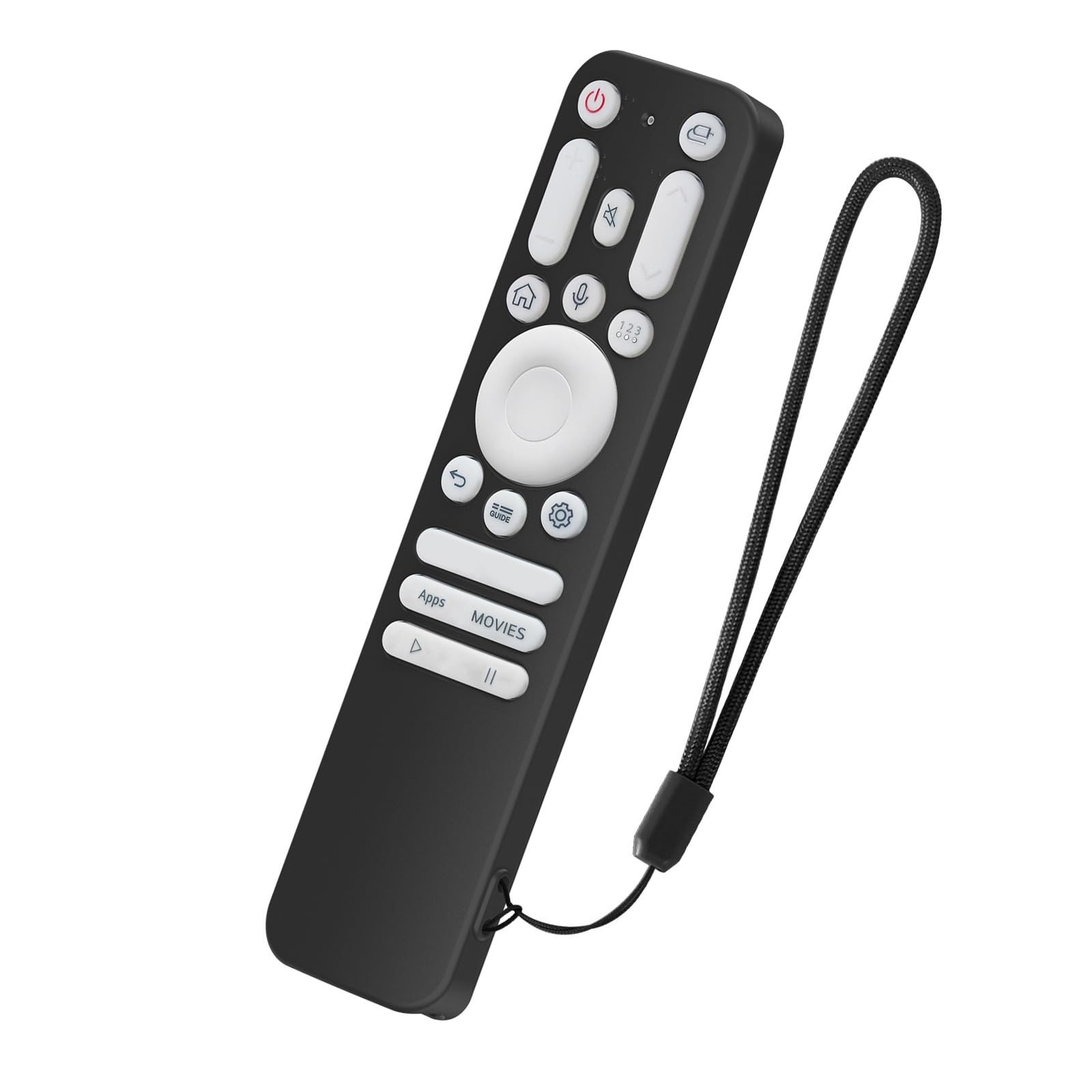 YROHGKPN Bright Silicone Remote Guard Flexible Protective Layer Shock Absorption Compatible for AKB76044412 Models Covers Intelligent Tvs Remote Silicone Case