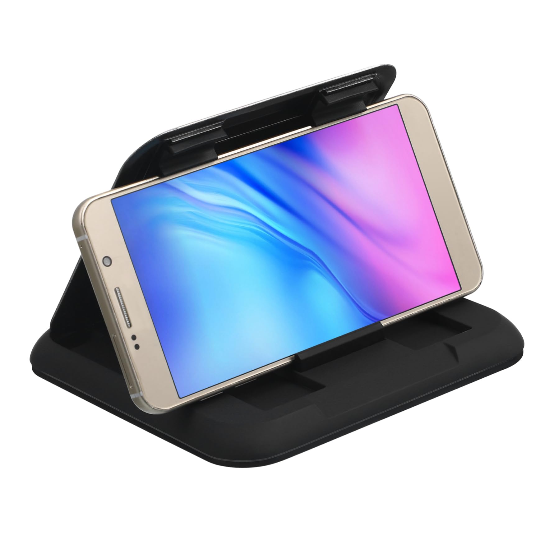 Gatuida Supporto Smartphone Auto Adesivo Regolabile Per Pannello Di Controllo e Consolle Centrale Protezione Da Raggi Uv e Montaggio Sicuro Per Cellulari