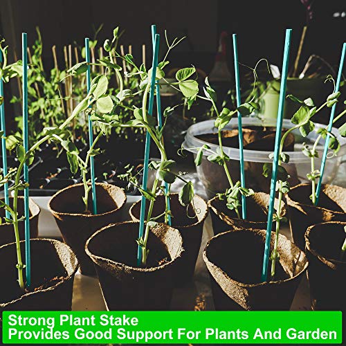 18” Wood Plant Stakes Garden Tomato Sticks Plant Stakes & Supports For Potted Plants,Comes With 1 Roll Tape,Pack Of 50 #TOP4