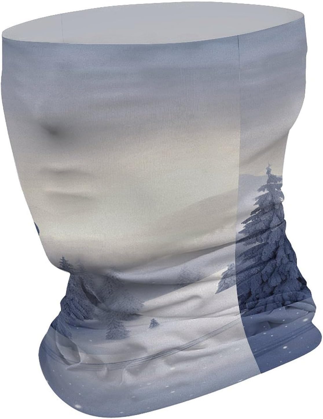 Winter Skiing Neck Gaiter UV Protection Polyester Face Gaiter Breathable Quick Dry Head Wrap Multifunctional Stretchy Seamless Bandana for Outdoor Cycling Hiking Skiing Running
