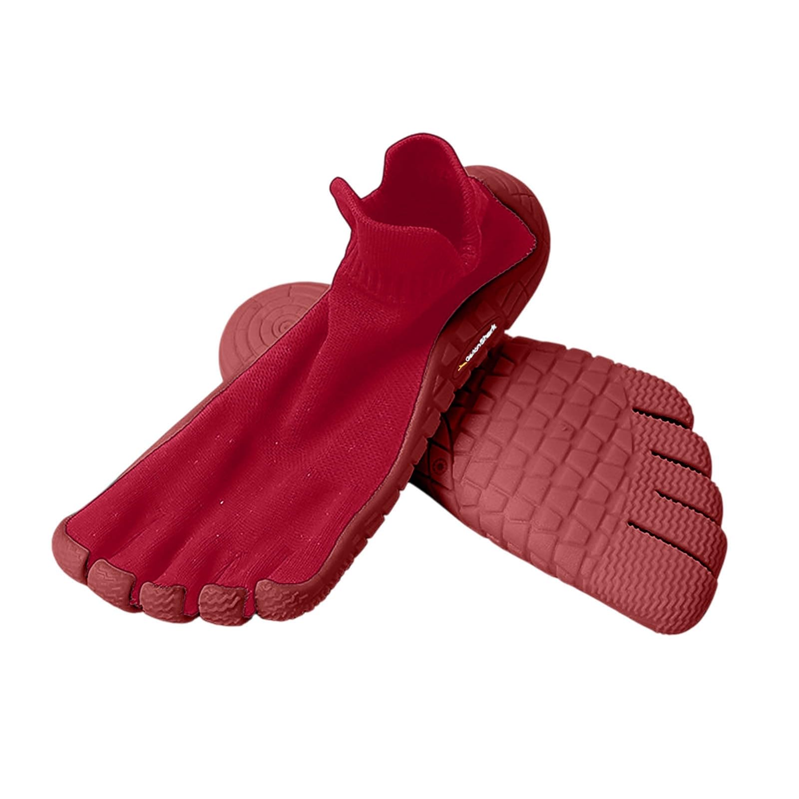 Baskets mode femme running légères en mesh rouge amortissant 38