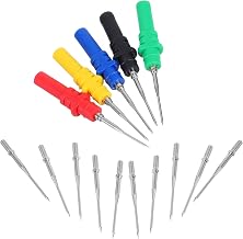 Multimeter Probe Pins Replacement Test Set Thick Needle Black Red