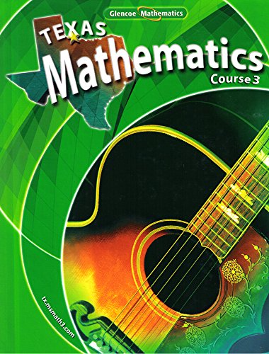 Texas Mathematics Course 3 (Course 3) 0078740517 Book Cover