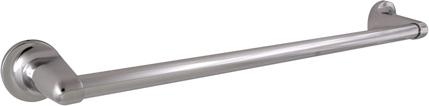 Design House 558114 Alta Bay Transitional 18-inch Towel Bar for Bathroom Bedroom Closet or Kitchen, Polished Chrome