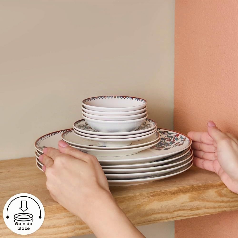 Service Petit-Déjeuner Karaca Nakkaş 26 Pièces pour 6 Personnes – Tradition et Élégance