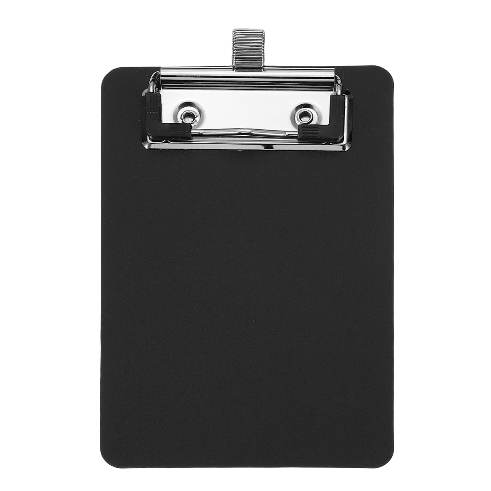 PATIKIL Mini Clipboard, 15cm x 10cm Small Pocket Clipboards Plastic A6 Memo Size Menu Pads Clip Boards with Pen Holder Low Profile Clip for Notepads Restaurants Offices, Black