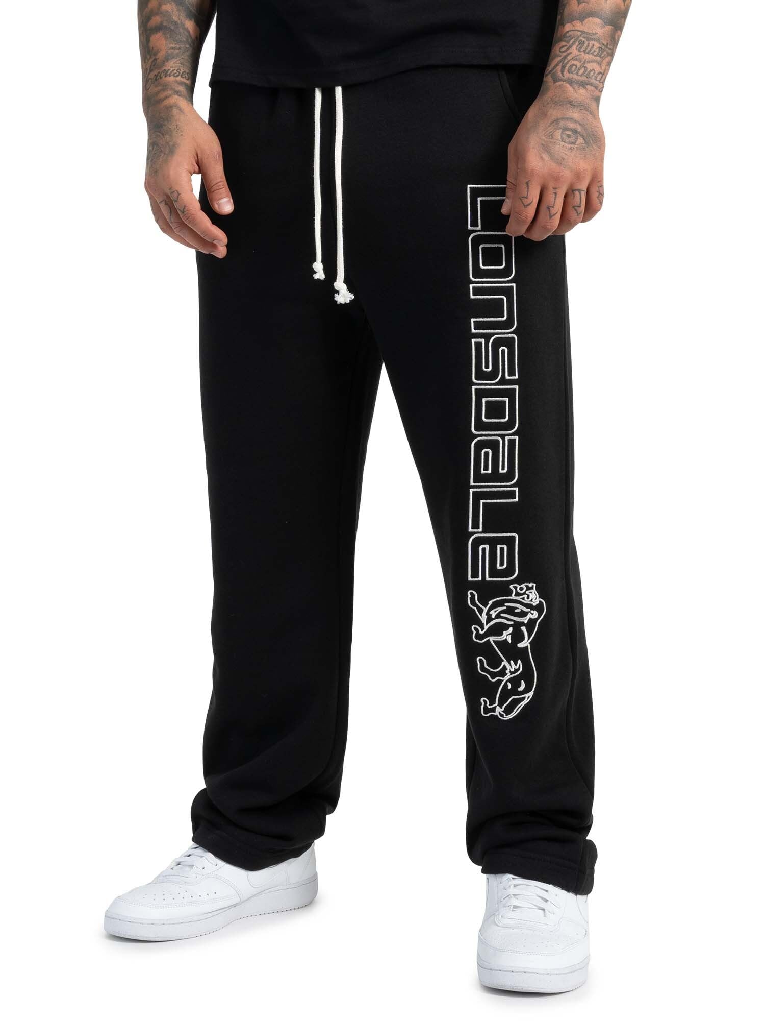 Lonsdale Men's Noir Jogging Trousers Stonesfield