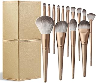 Juego de brochas de maquillaje, 14 piezas, ba...