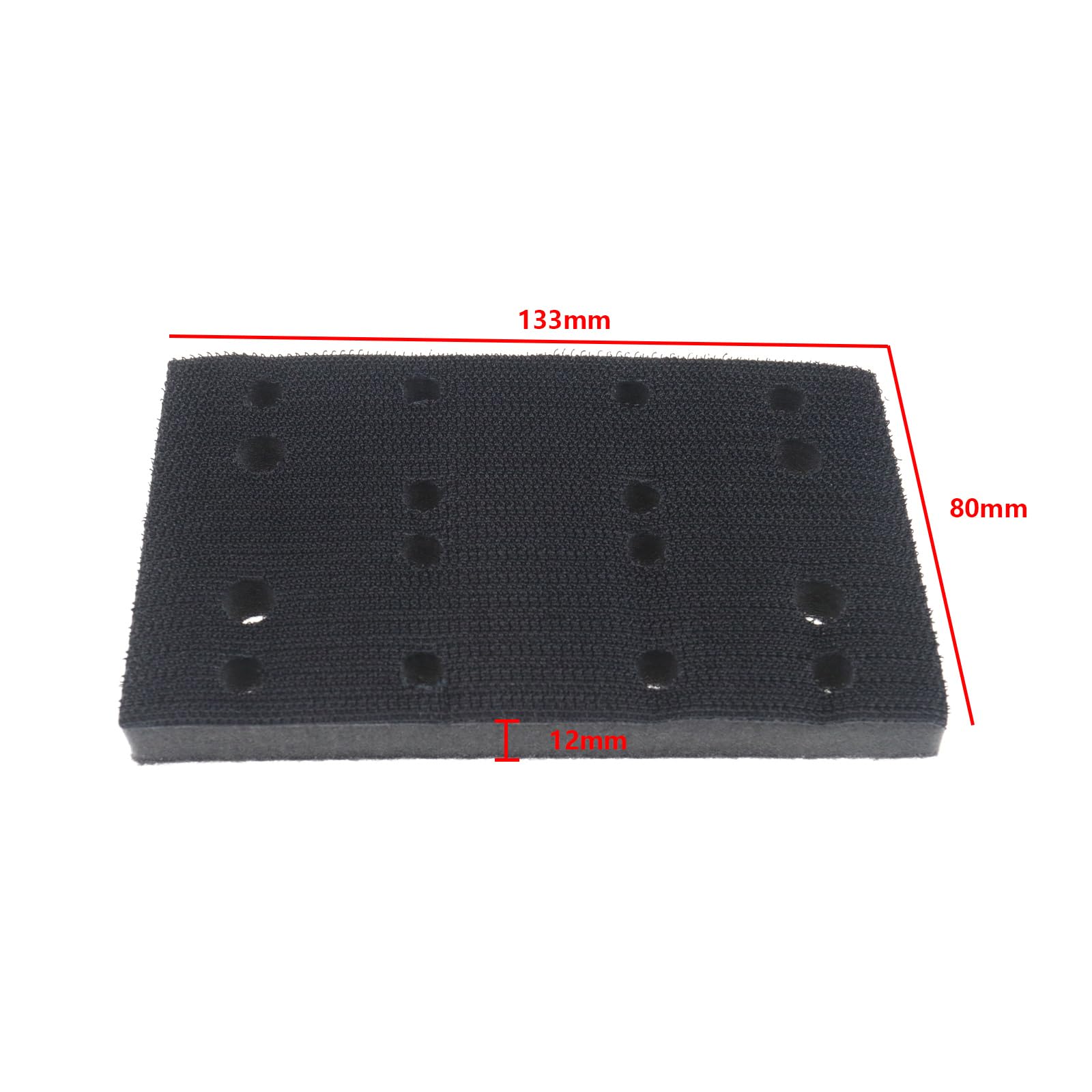 Schleifpad Mit Klettverschluss 80x133mm - Kompatibel Mit RTS400 LS130 Schleifer