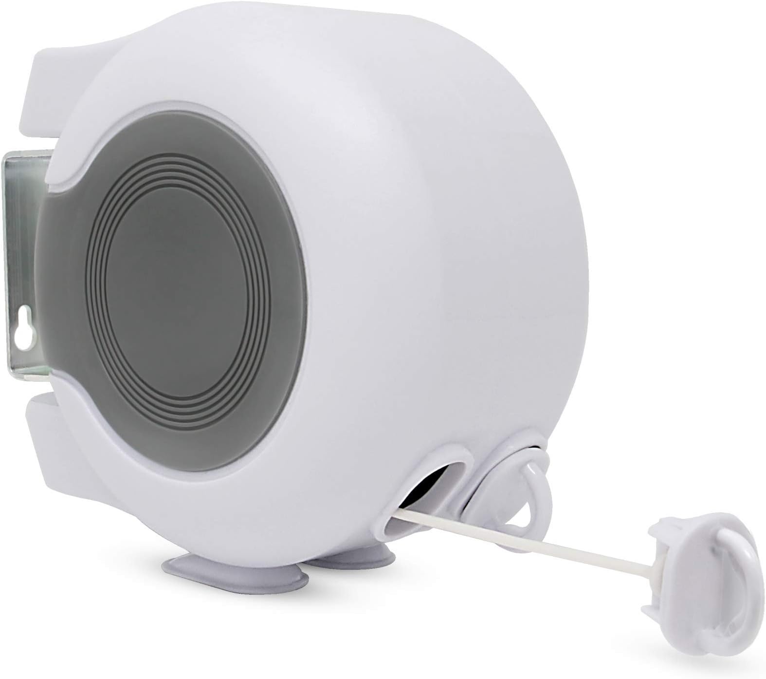 Double 30m Retractable Washing Line Wall Mounted Heavy Duty Clothes Dryer Extendable Reel Airer 2 x 15m Lines Pukkr