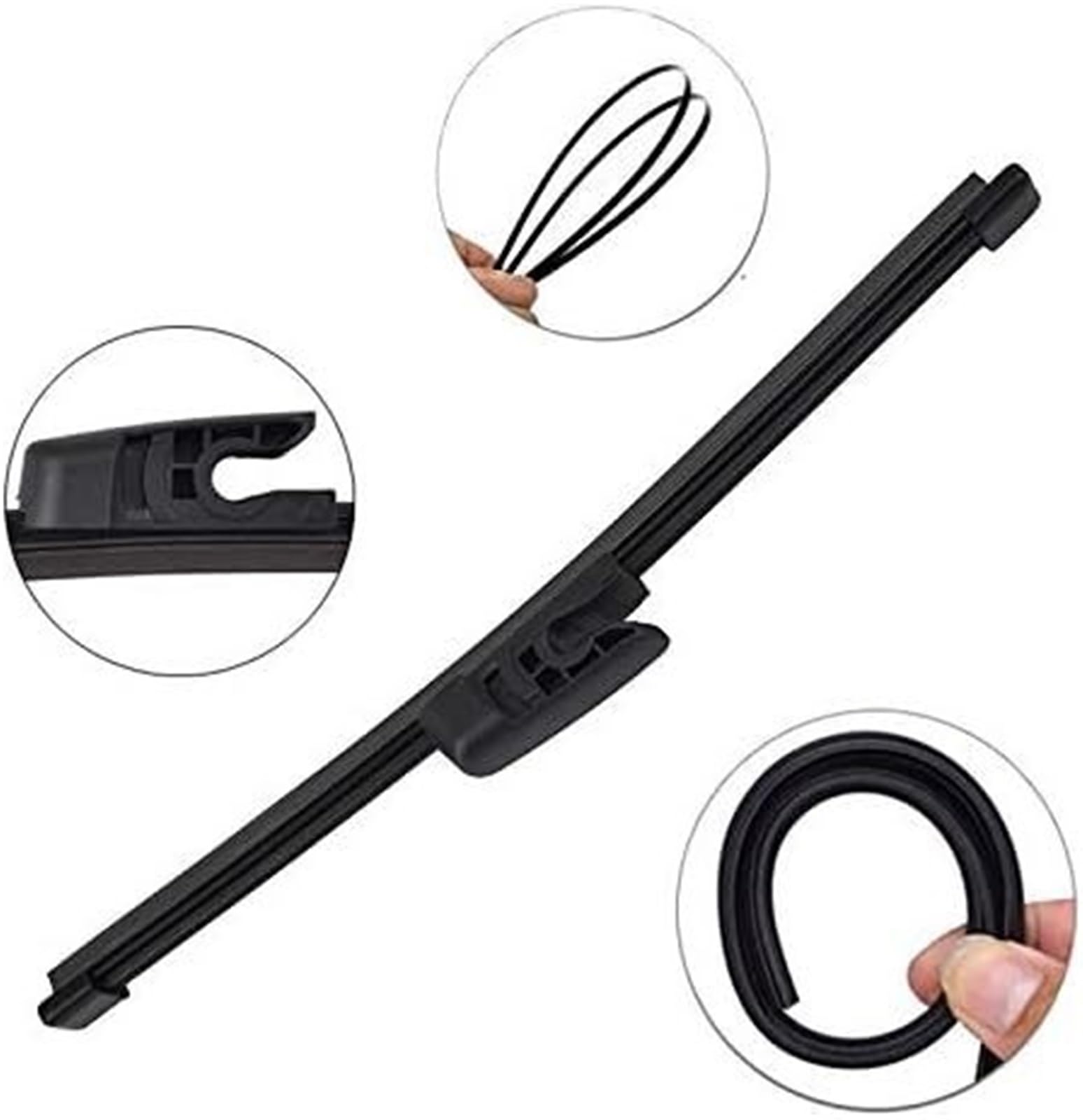 spazzole tergicristallo universali per auto Kit spazzole tergicristallo anteriori e posteriori per Hyundai per Veloster MK1