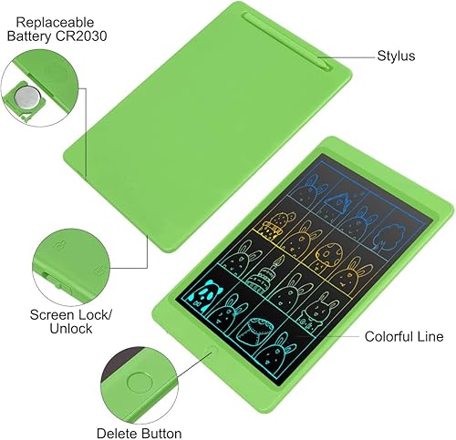 Miniatura 5 de Tableta de escritura LCD para niños de 11 pulgadas, tableta gráfica portátil para escritura a mano, garabatos y dibujar, regalo perfecto para niños