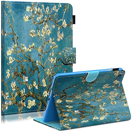 Dteck iPad Mini 1/2/3 Case - Slim Fit [Stylus Slot] Folio Stand PU Leather Smart Wallet Case with Auto Wake/Sleep Magnetic Cover for Apple iPad Mini 3 / iPad Mini 2 / iPad Mini 1, Blossom