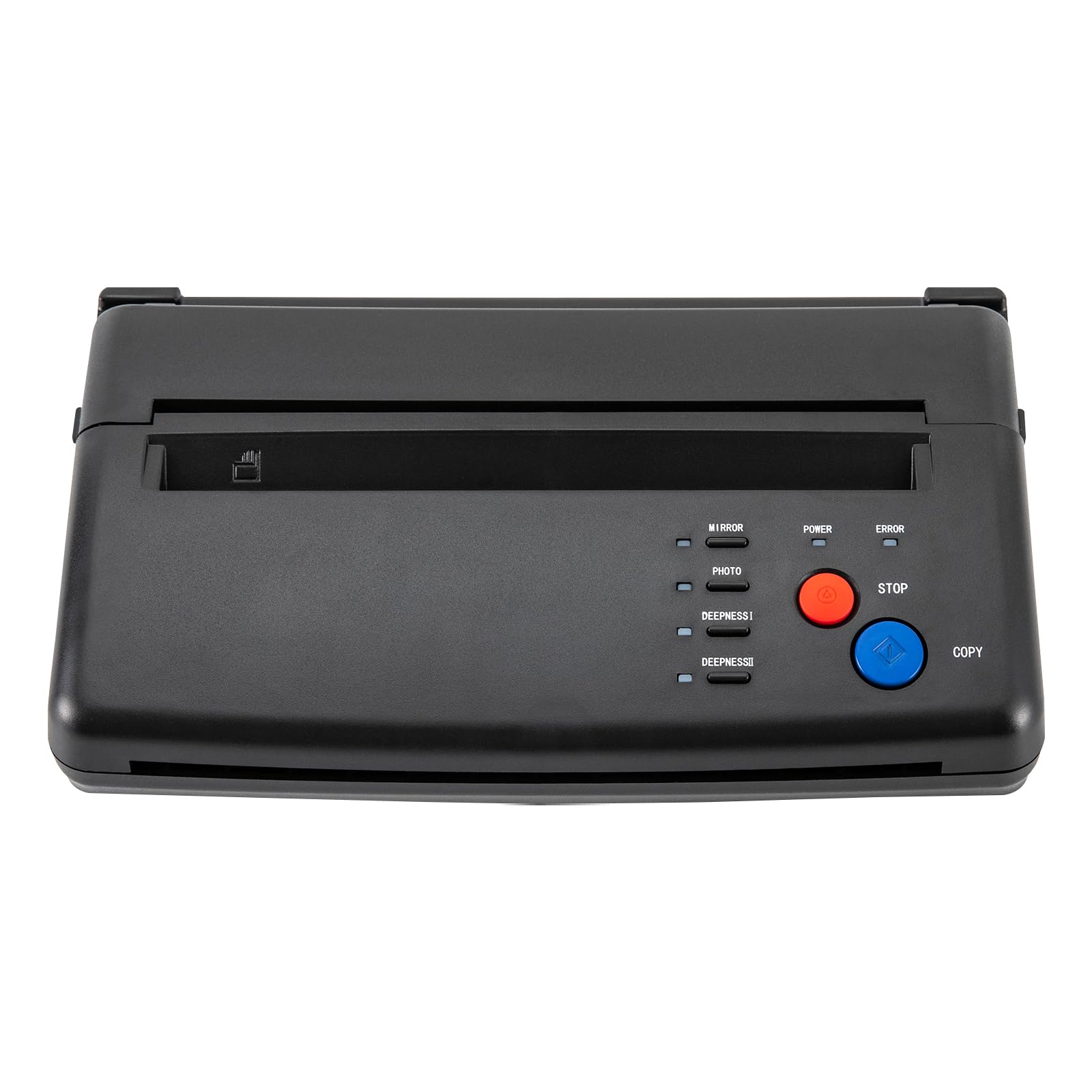 Surneis Tattoo Transfer Stencil Printer Machine, Tattoo Stencil Printer with Warning Light Tattoo Kit Copier Printer Tattoo Transfer Machine Printer for All Kinds of Bars, Stage Performances, Parties