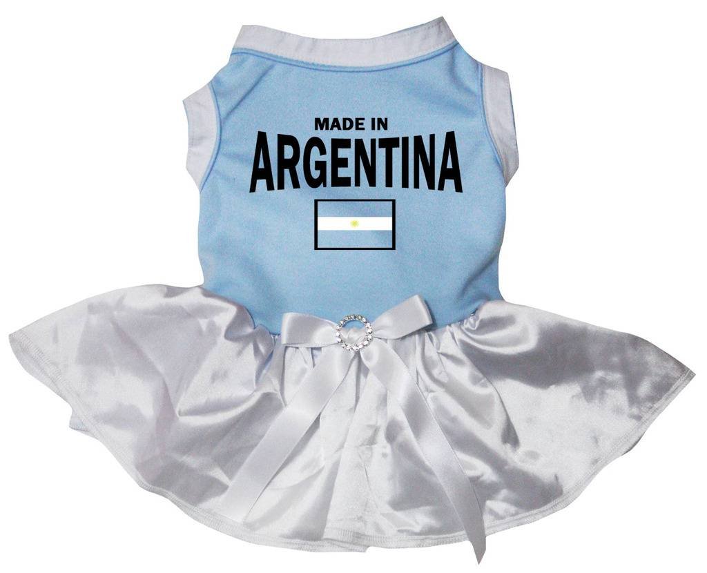 Vêtements chiot coton bleu pour les promenades en ville et séances photo