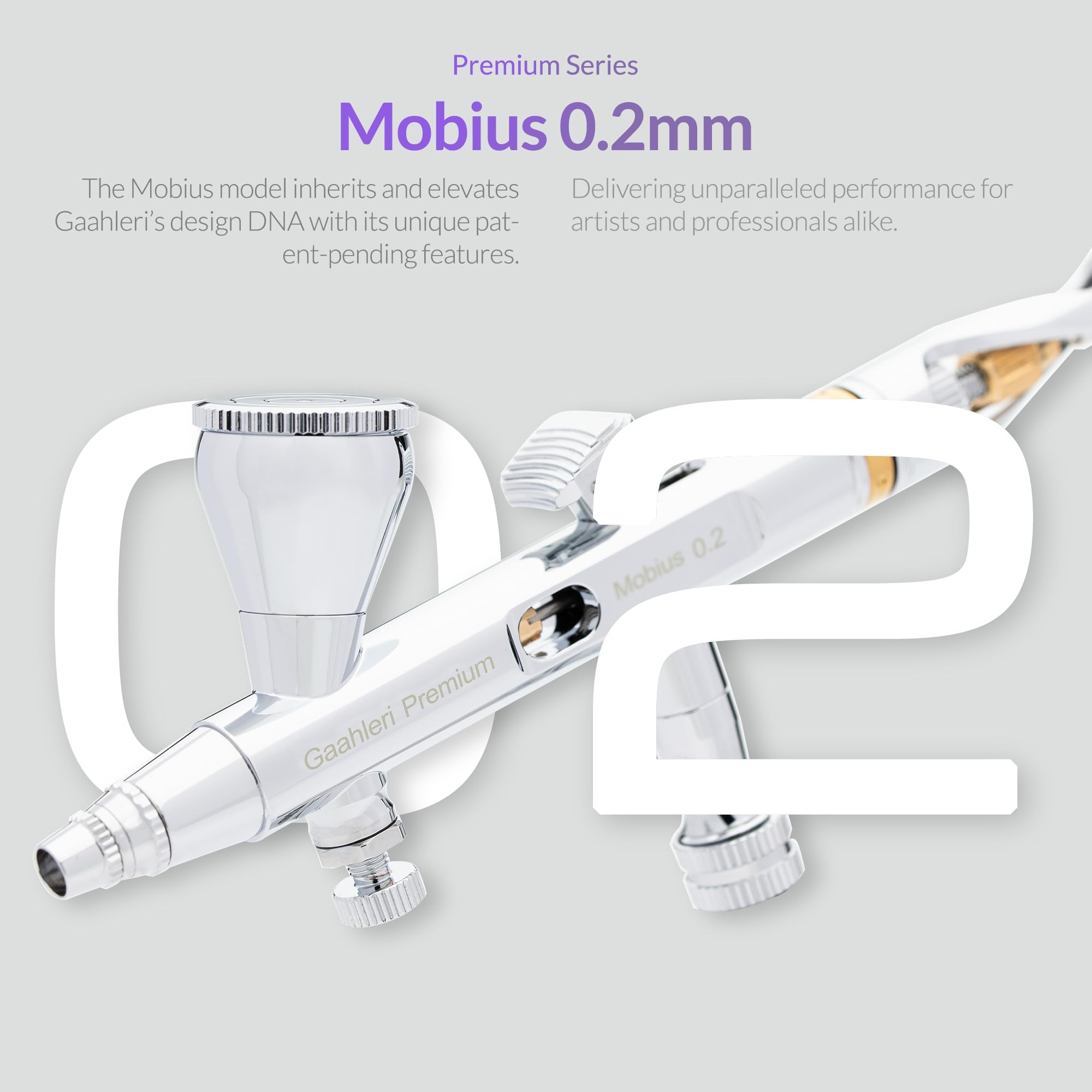 Gaahleri Airbrush Premium Serie GHPM-Mobius 0,2mm