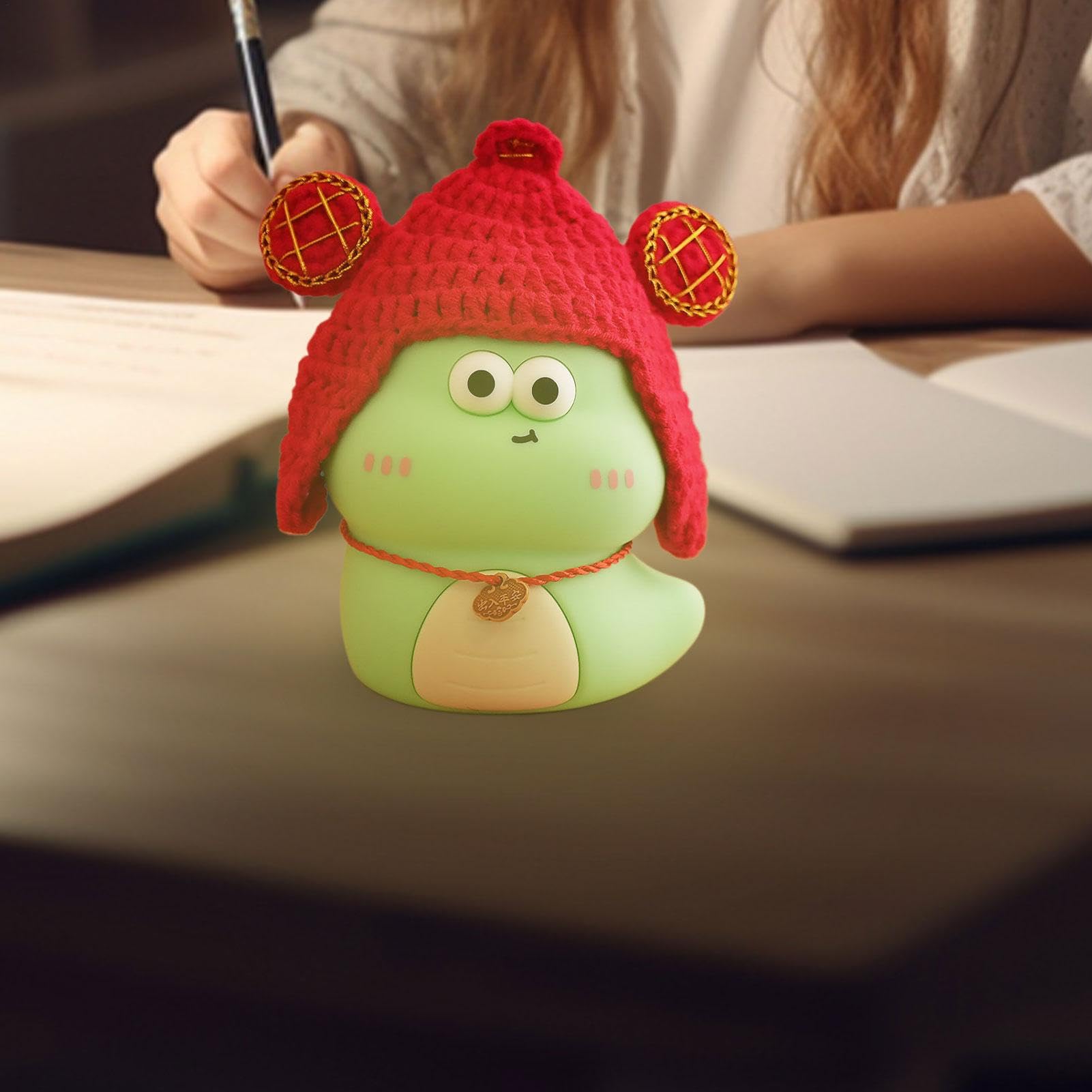 Luz nocturna LED de luz suave bebés y niños muy pequeña Recargable Y Para | La Serpiente Adorable Portátil Con Batería Y Sensor Táctil Para Dormitorio, Bebé, Lactancia Nocturna
