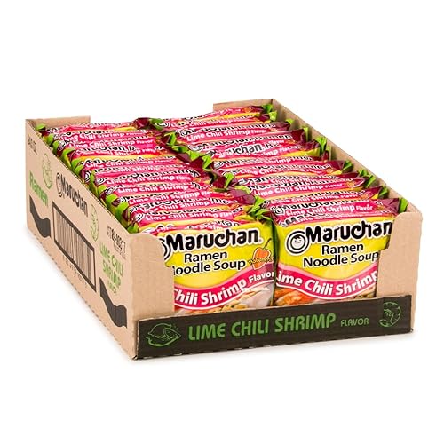 Maruchan Ramen - Sabor a camarones a chile, 3.0 onzas, paquete de 24
