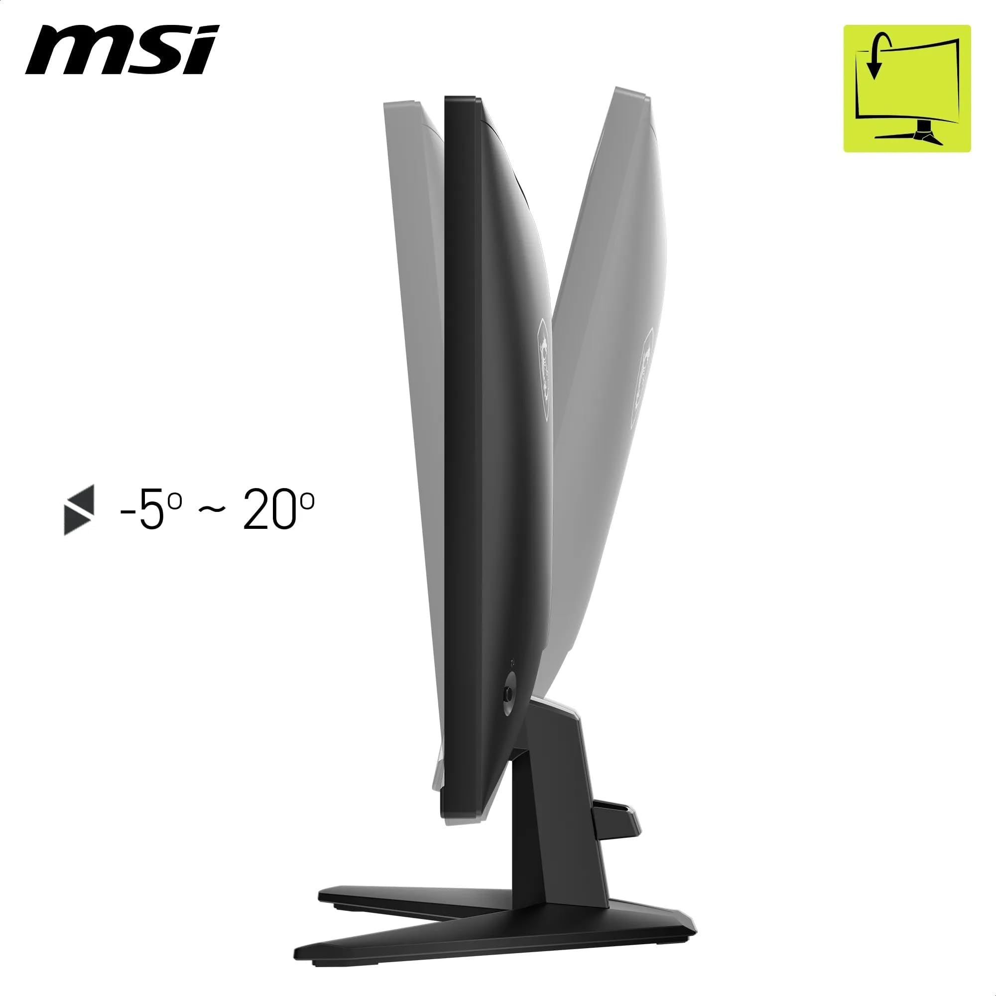 MSI MAG 275F Écran Gaming 27" FHD | Dalle Rapid IPS 1920x1080, 180Hz, 0,5ms, compatible VESA, HDMI, DisplayPort, Adaptive-Sync