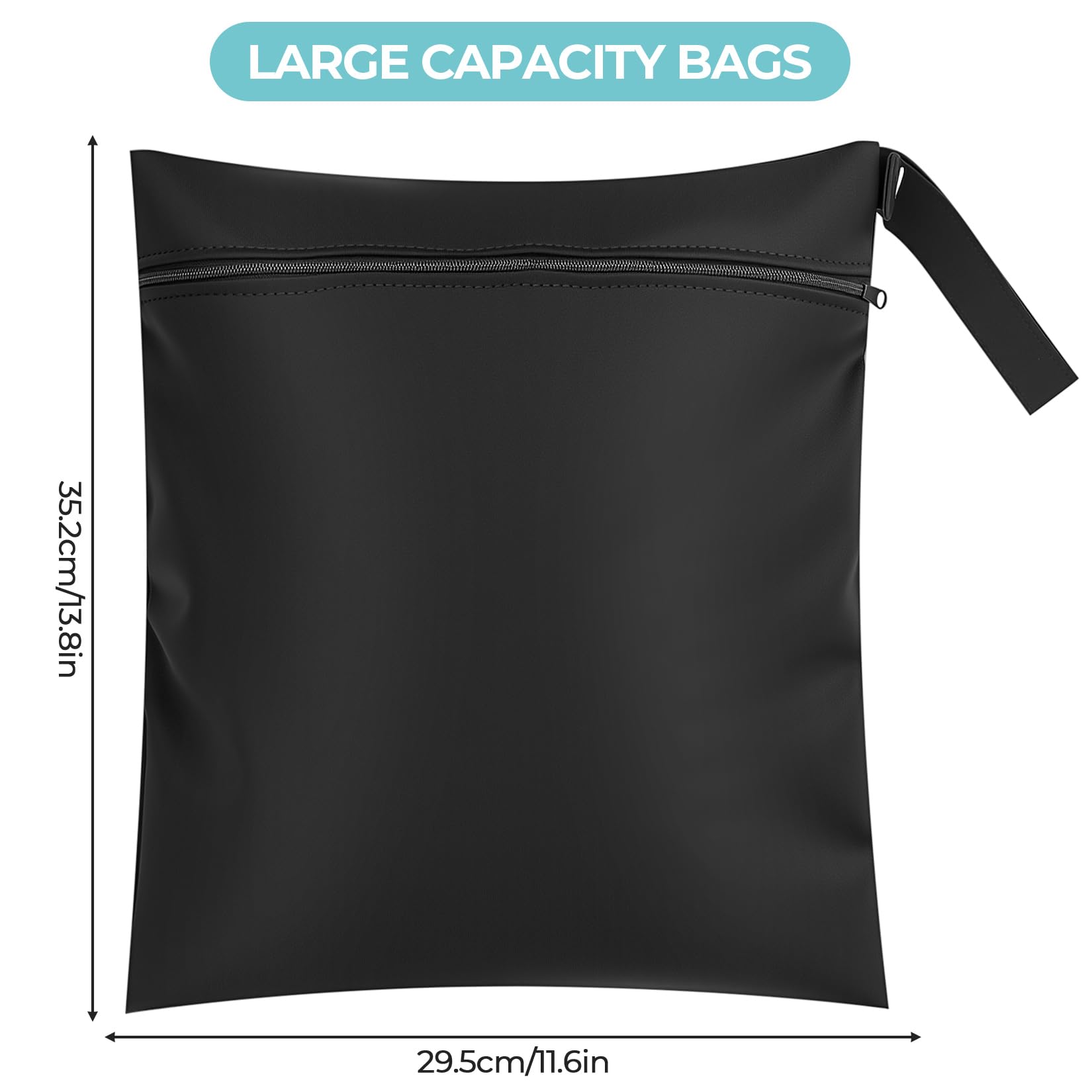 2 bolsas de natación para adultos, bolsas húmedas para nadar, bolsas impermeables para nadar, para la nariz, de viaje, para toallas de playa sucias (30 x 35 cm)